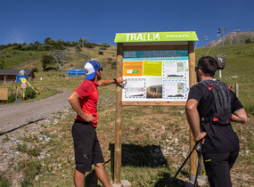 Itinéraire trail bleu : Le Taimonain