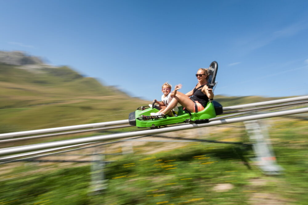 Luge sur rails 4 saisons La Comète, une activité pour toute la famille