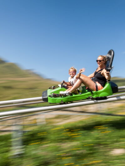 Luge sur rails 4 saisons La Comète, une activité pour toute la famille