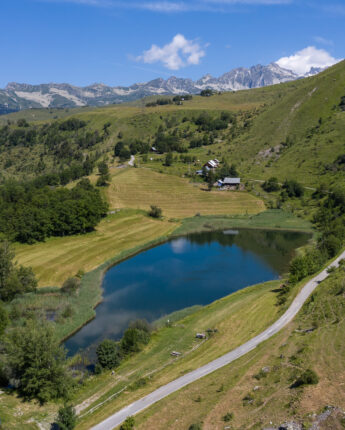 Lac du Loup en montagne Saint François Longchamp